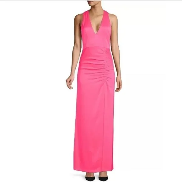 NWOT Alice + Olivia Diana Racerback Gown $440 - Picture 1 of 7